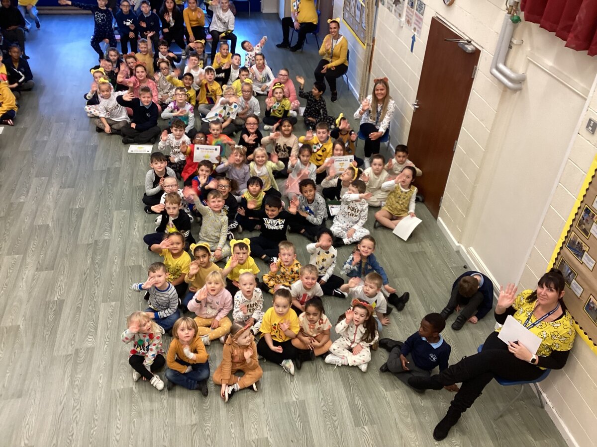 Pudsey day at school Pool House Community Primary School