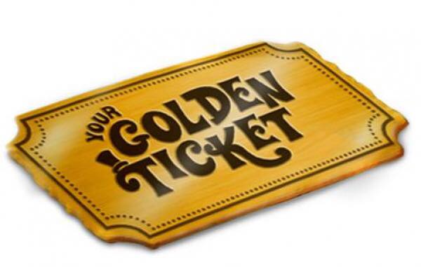 Image of I've got a golden ticket!