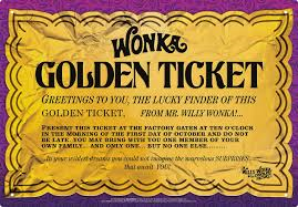Image of I've got a golden ticket!