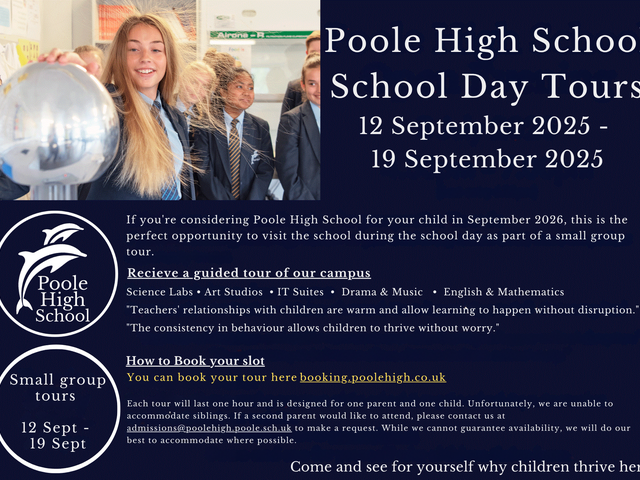 Image of School Tours - September 2025