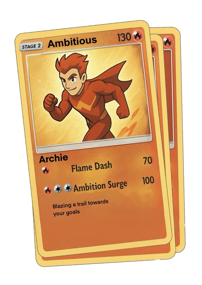 Image of 🔥 Archie – The Ambitious Flame