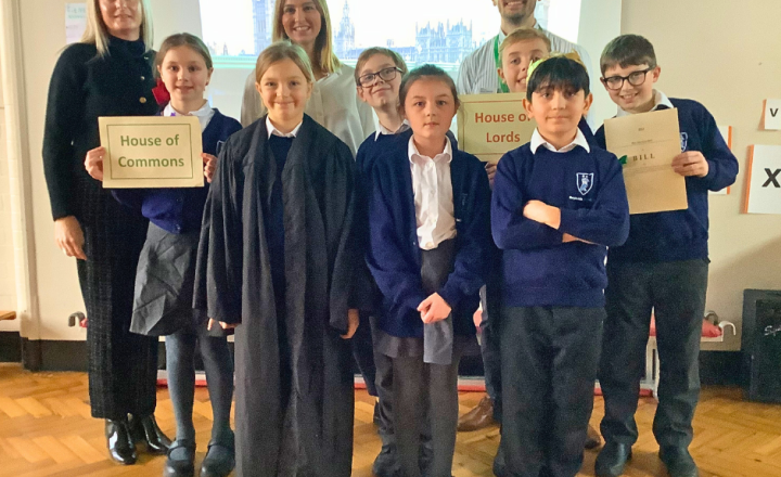 Image of Young minds inspired by visit from UK Parliament representatives