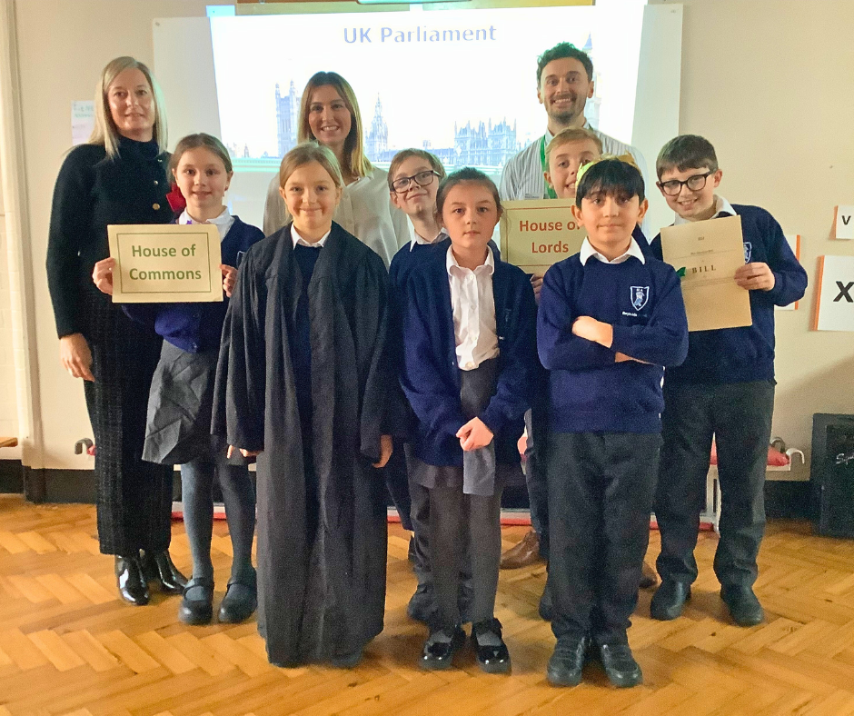 Image of Young minds inspired by visit from UK Parliament representatives