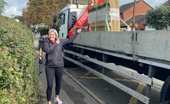 Image of Thanks PTA!!! Our new EYFS climbing frame has arrived!!