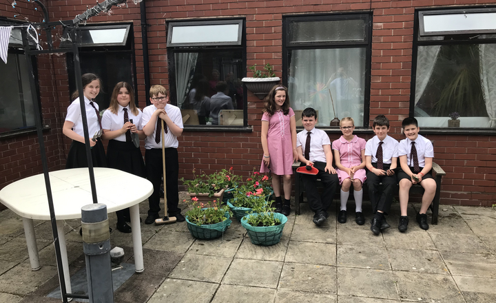 Image of Green Fingered Primary School Children Support local Nursing Home