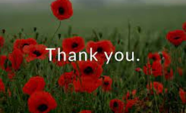 Image of Thank you from the Royal British Legion!