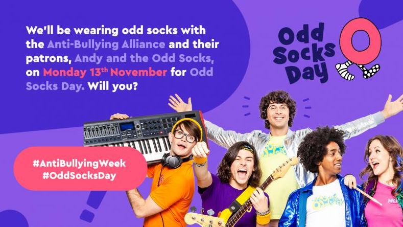 Image of Odd Socks Day for Anti Bullying Week 2023