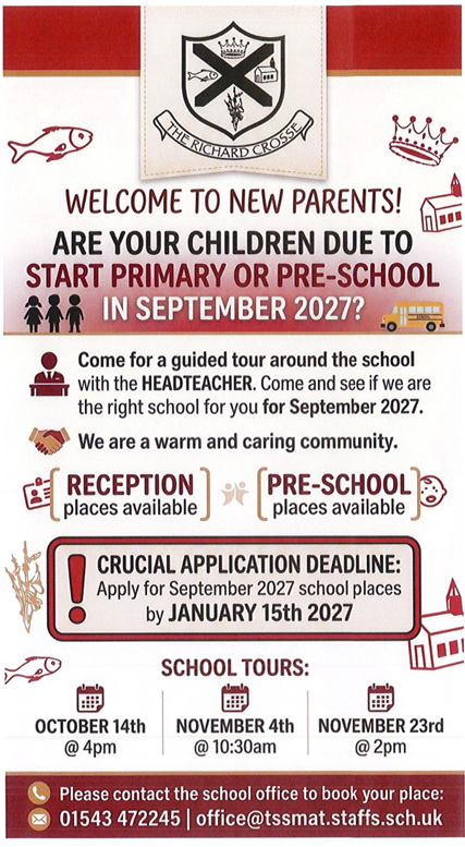 Image of School tour for reception and pre school intake September 2027