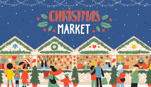 Image of PTA Christmas Fayre Market in school