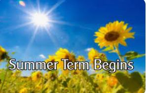 Image of Summer Term Begins!