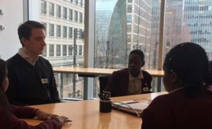 Image of Year 8s and Year 9s visit Clifford Chance