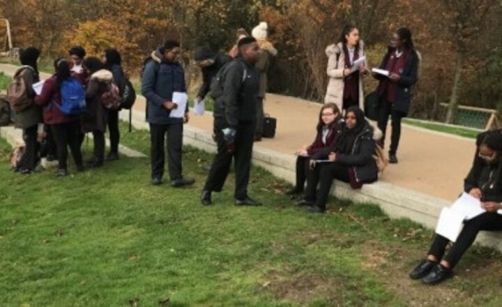 Image of Urban fieldwork at Greenwich Millennium Village, year 10 GCSE