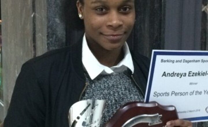 Image of Andreya wins B&D Sports Person of the Year