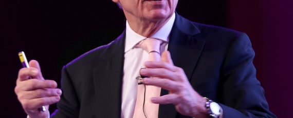 Image of Former Arsenal and FA vice-chairman David Dein visits Riverside Secondary School