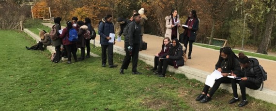 Image of Urban fieldwork at Greenwich Millennium Village, year 10 GCSE