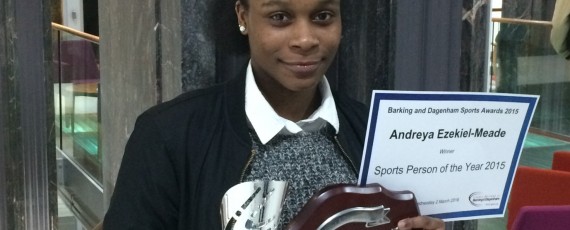 Image of Andreya wins B&D Sports Person of the Year