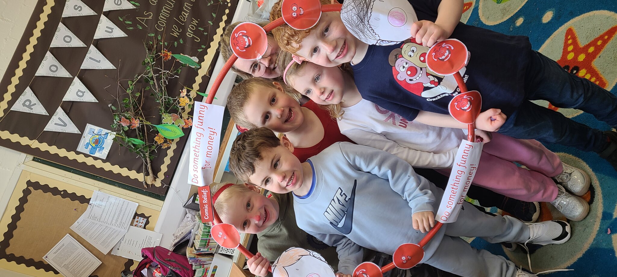 Image of Reception Red Nose Day 2024