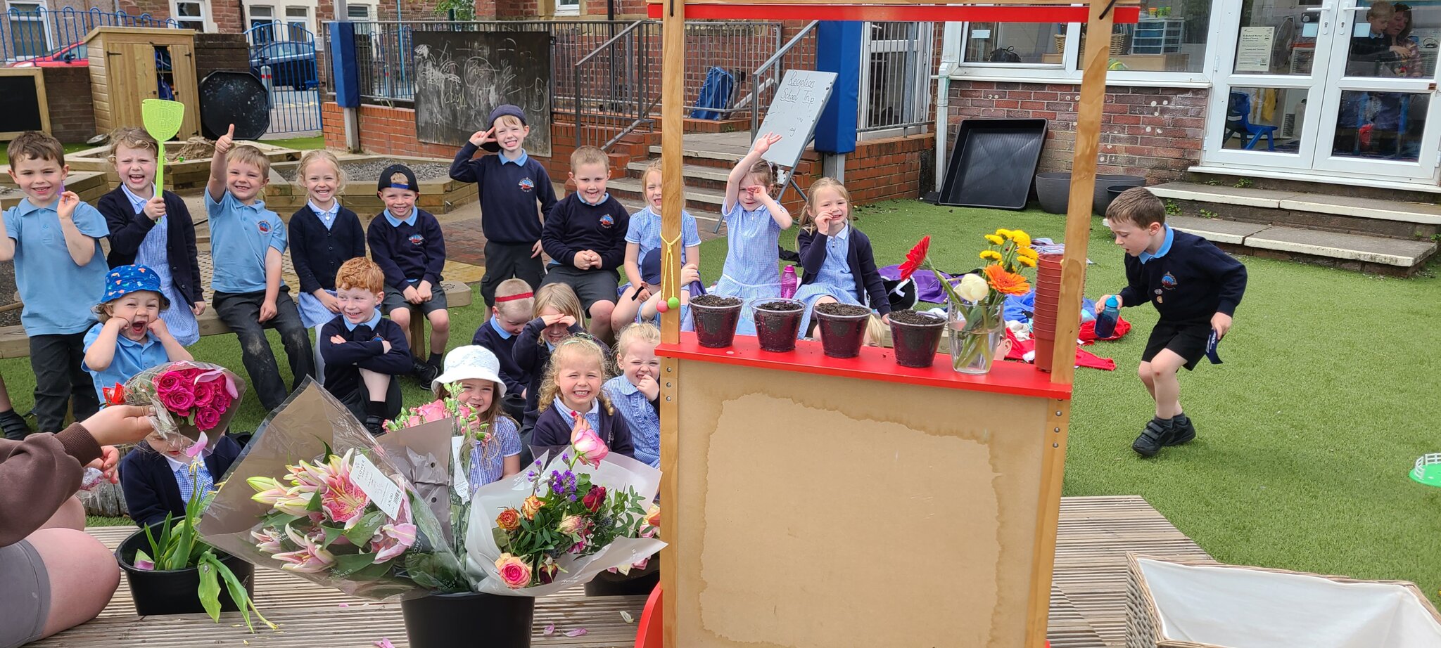 Image of Receptions flower shop in learning time 