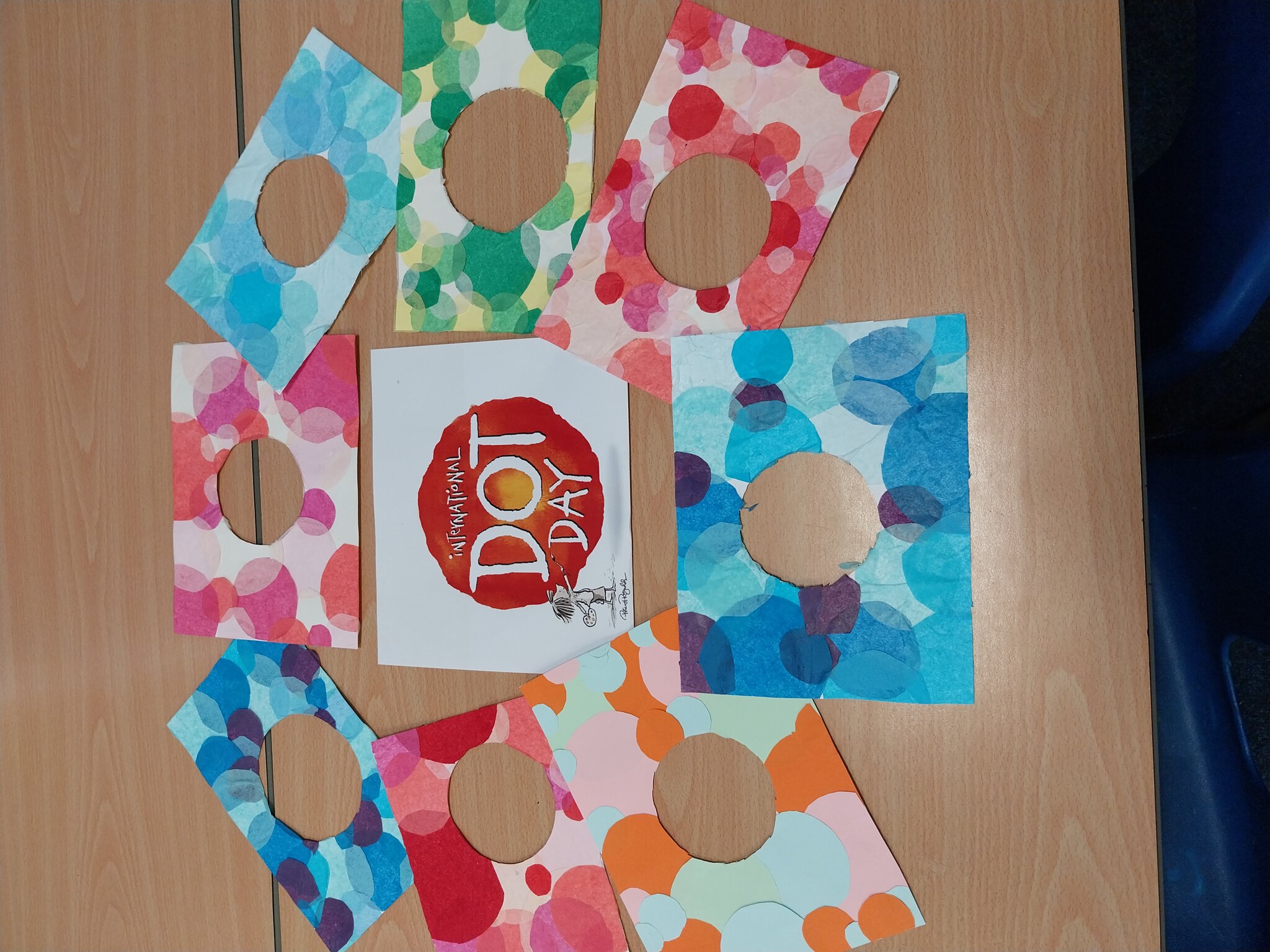 Image of Year 6 International Dot Day art