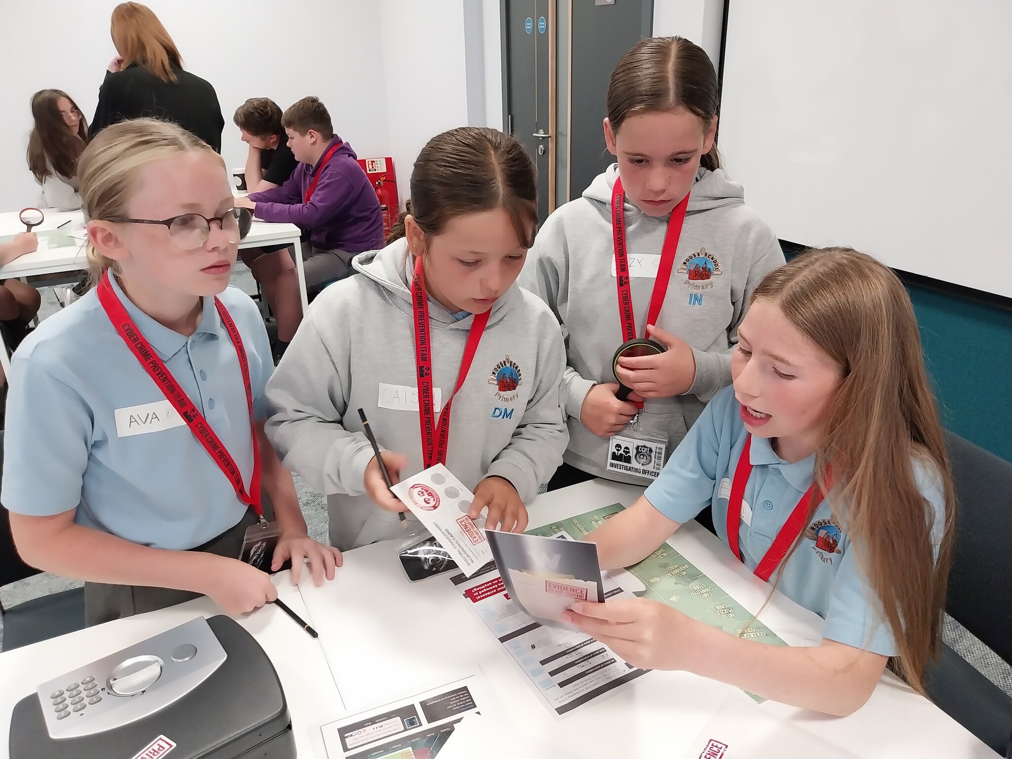 Image of Y6 BAE Cyber Crime visit