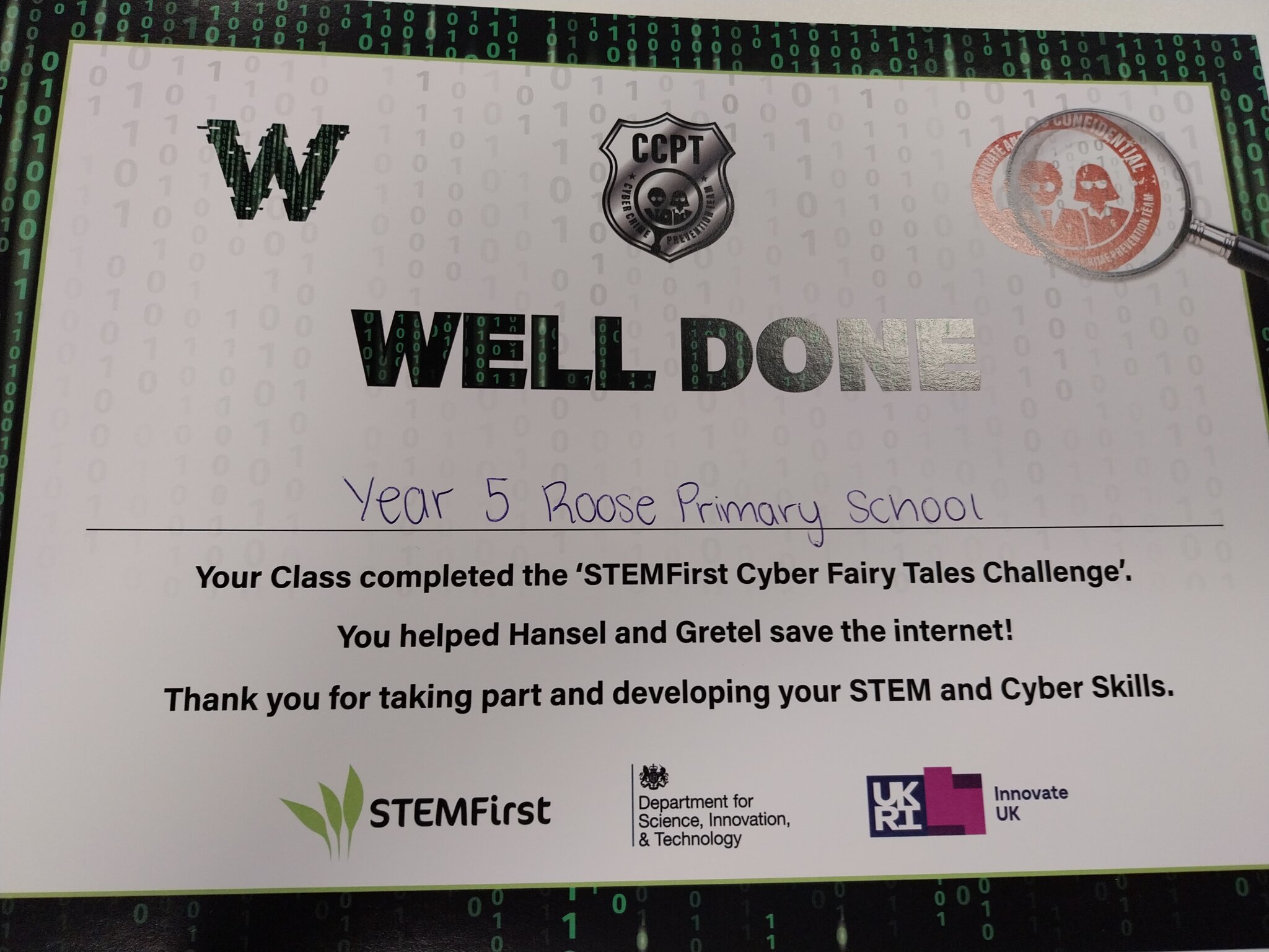 Image of Year 5 BAE stem afternoon 