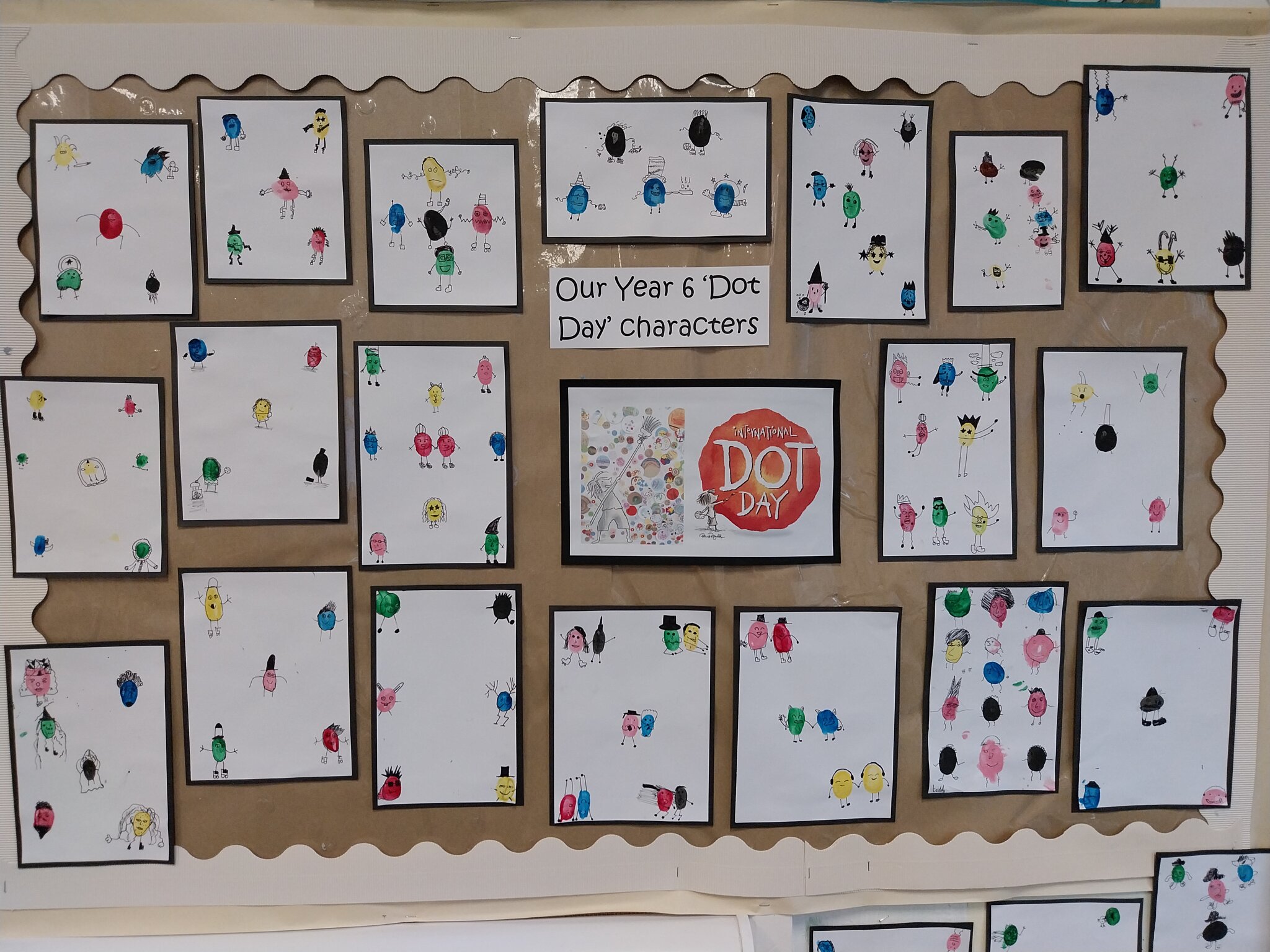 Image of Y6 Dot Day 2025 art