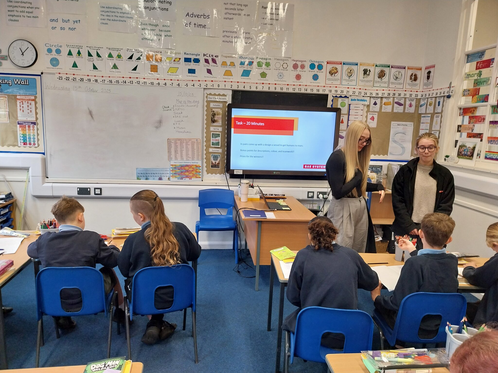 Image of Y6 BAE STEM session
