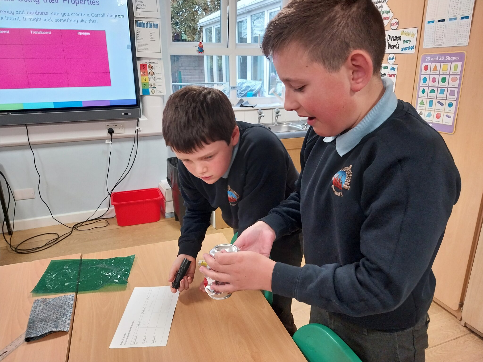 Image of Investigating transparency and hardness 