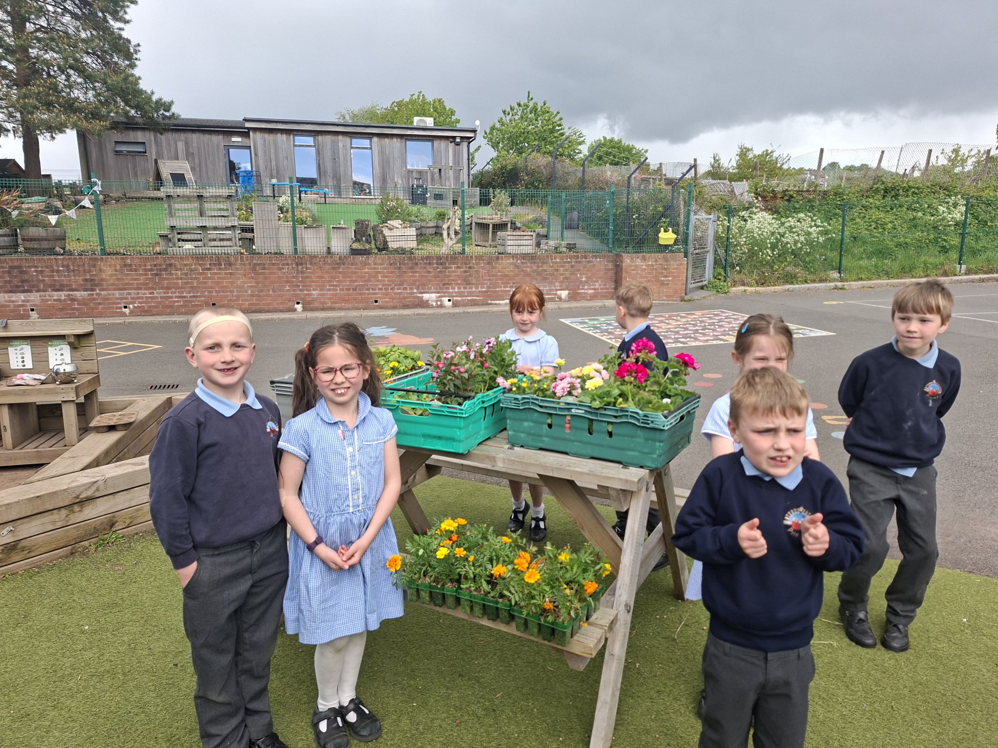 Image of Lots of fun in nature group today