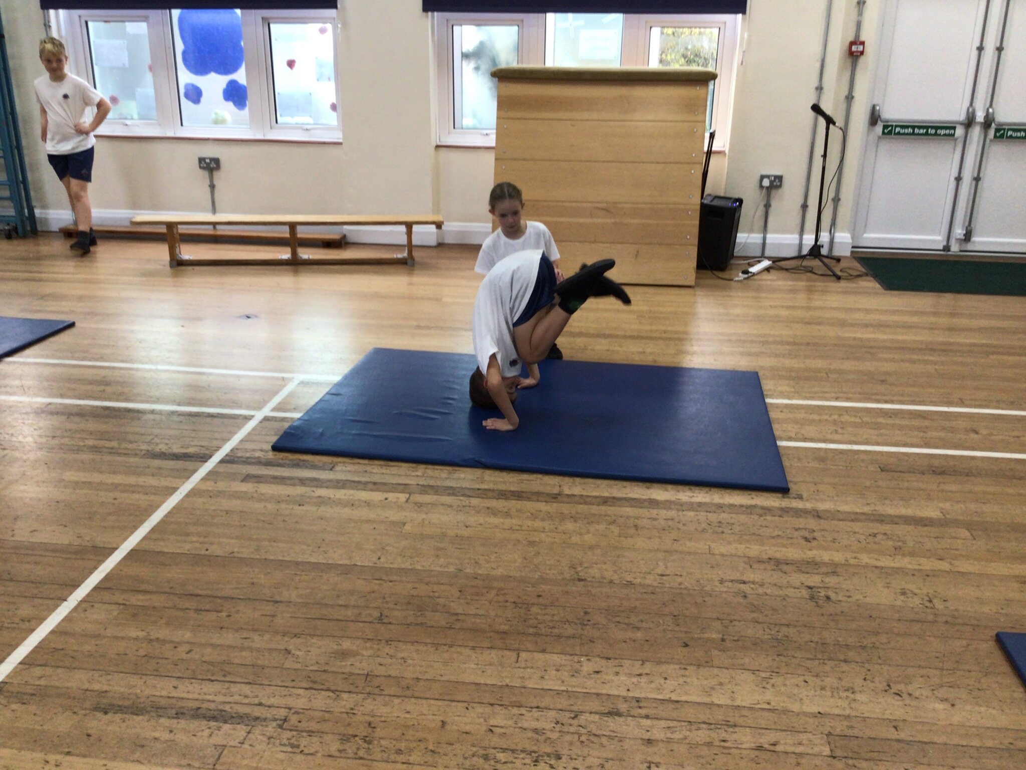 Image of Gymnastics headstands