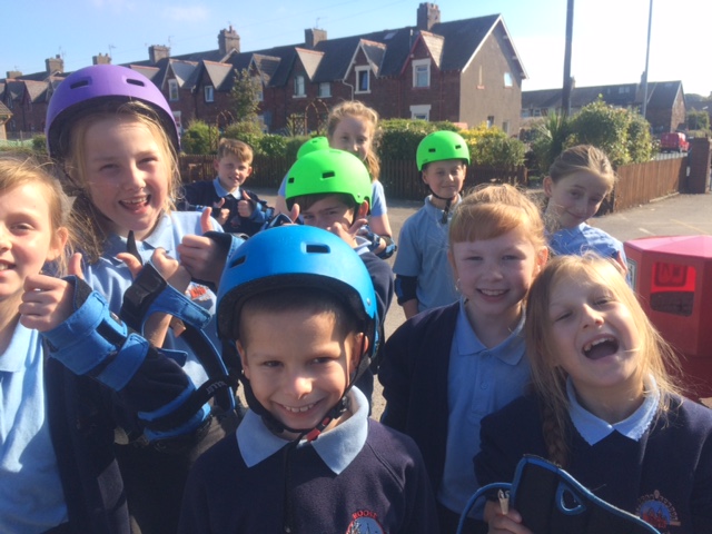 Image of Year 6 skateboarding day.