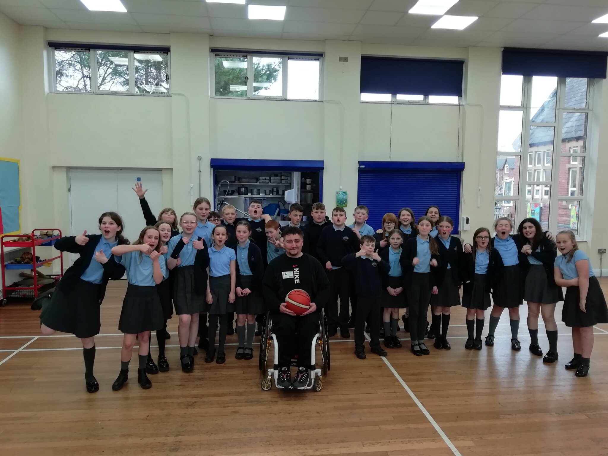 Image of Wheelchair basketball Year 6