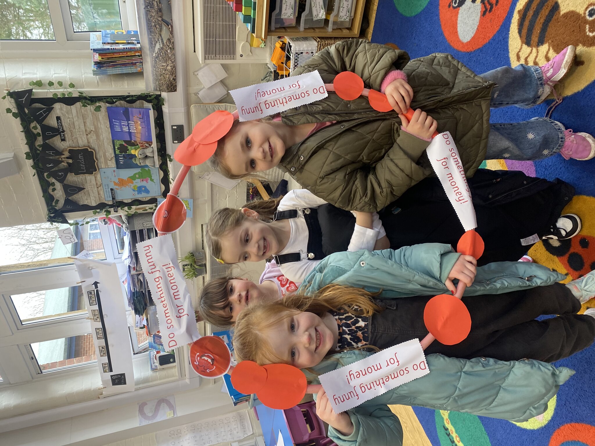 Image of Year One Red Nose Day fun 2024 