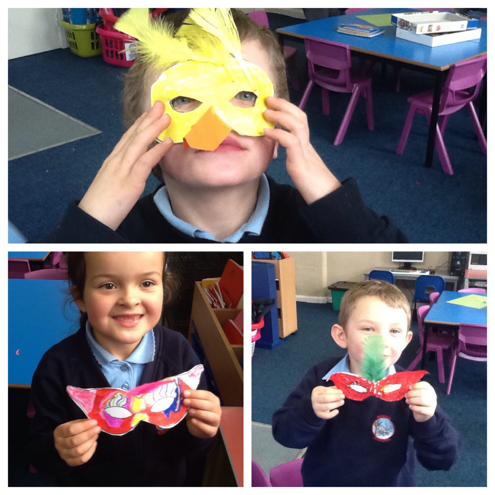 Image of Mardi Gras masks