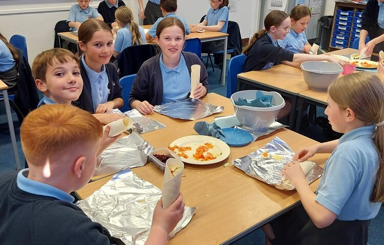 Image of Year 6 Food Technology- burritos