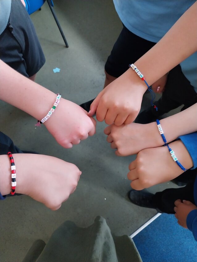 Image of Year 6 friendship bracelets