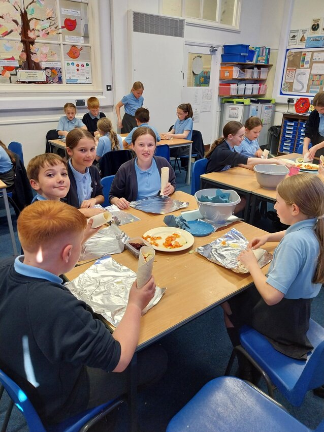 Image of Year 6 Food Technology- burritos