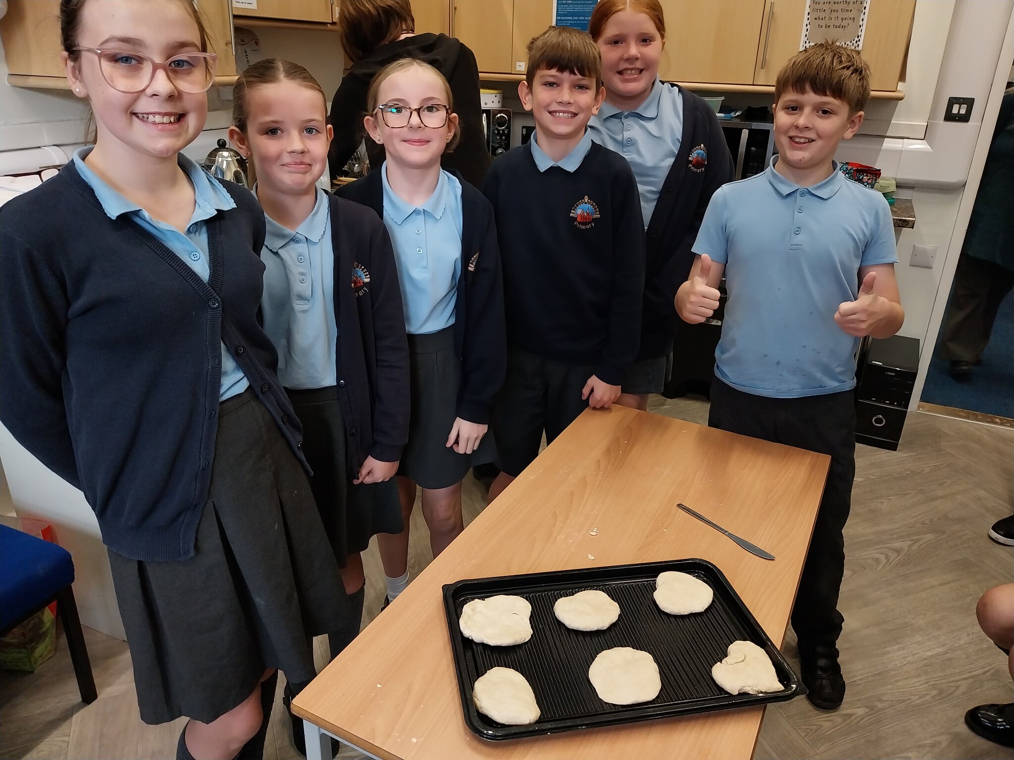 Image of Year 6 Food Technology Day 3- Pitta bread and hummus