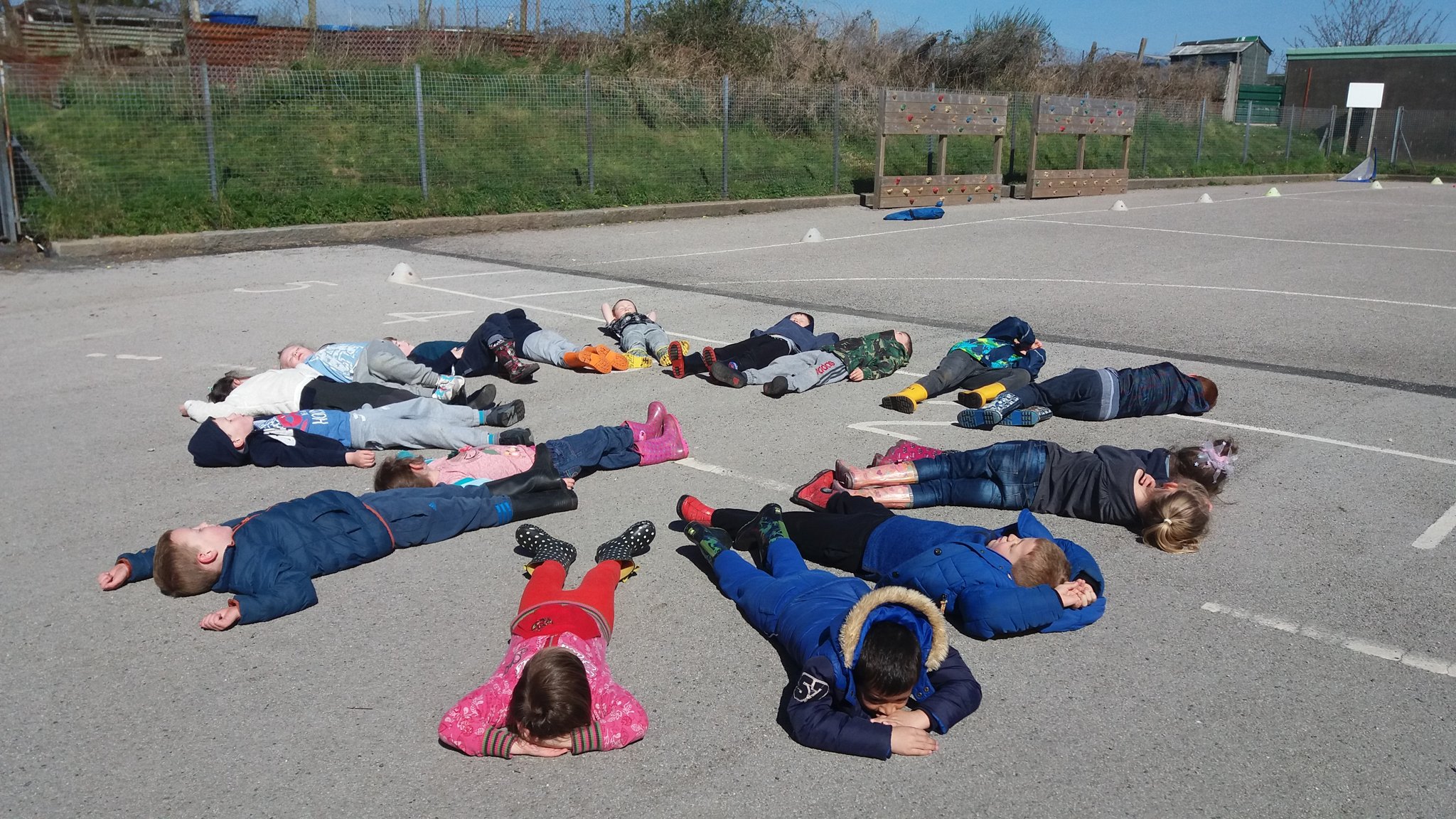 Image of Forest schools day 2 - lie and listen