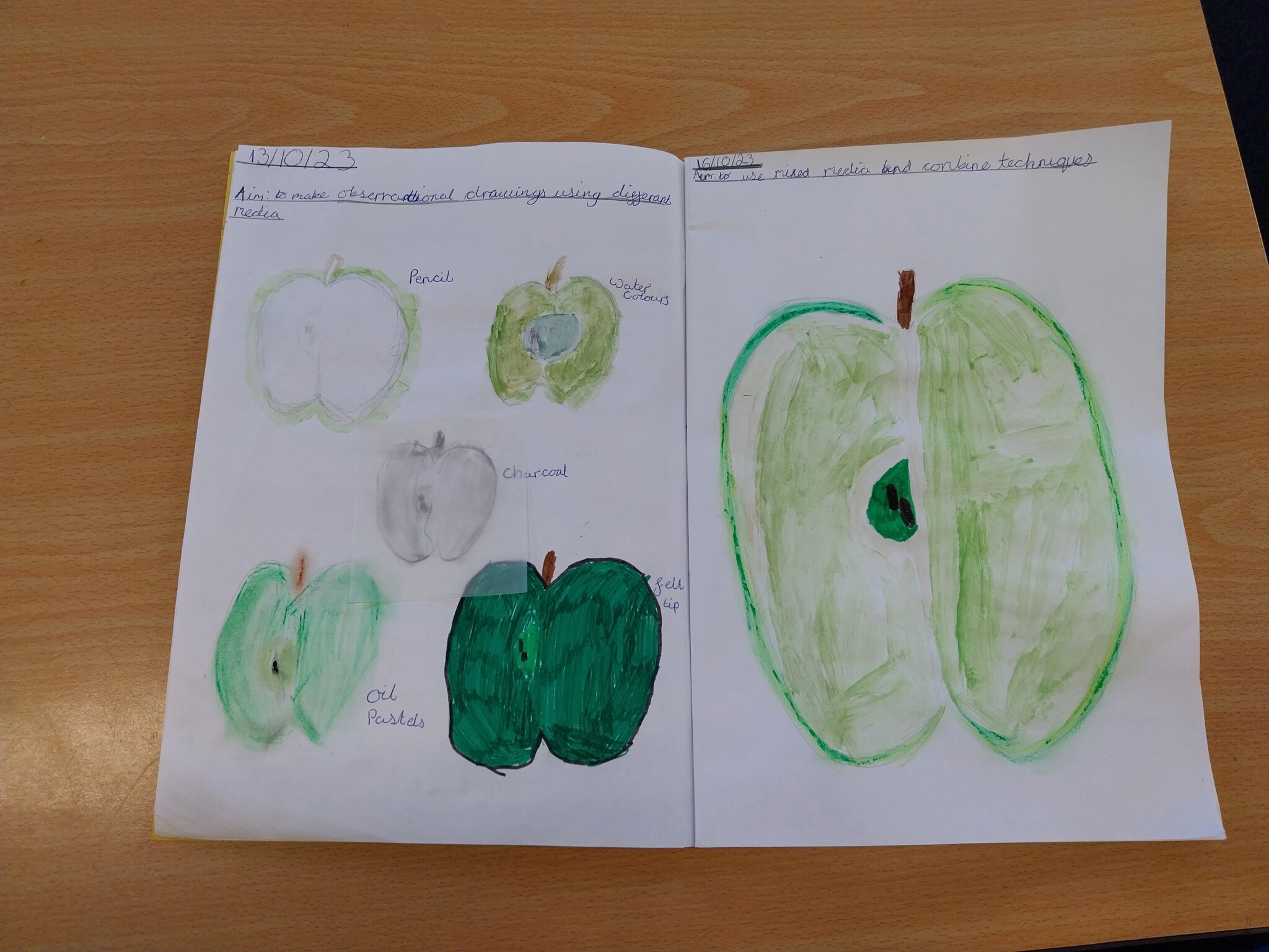 Image of Year 6 Art Autumn 1 2023