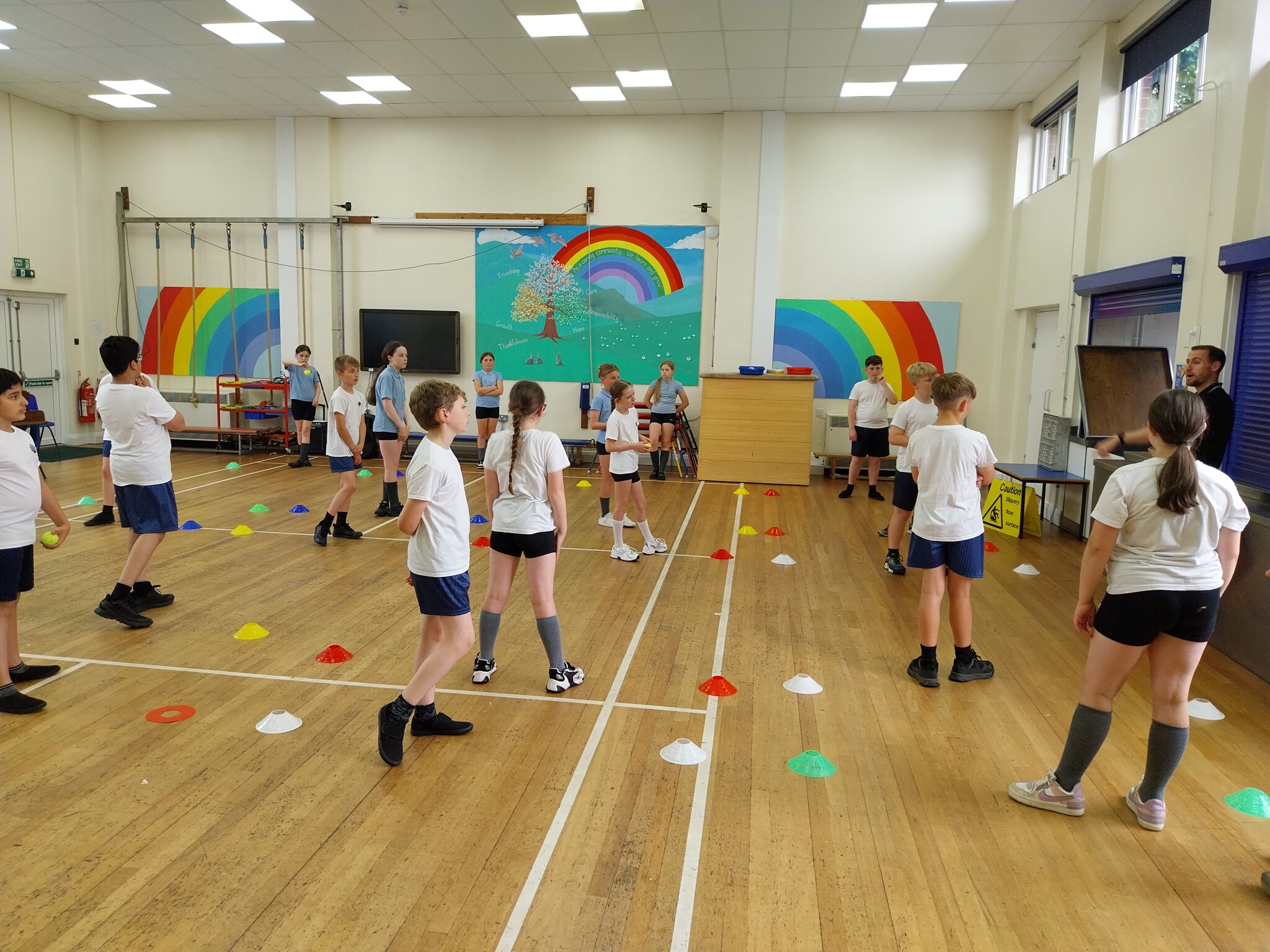 Image of Year 6 Tennis- lesson 1