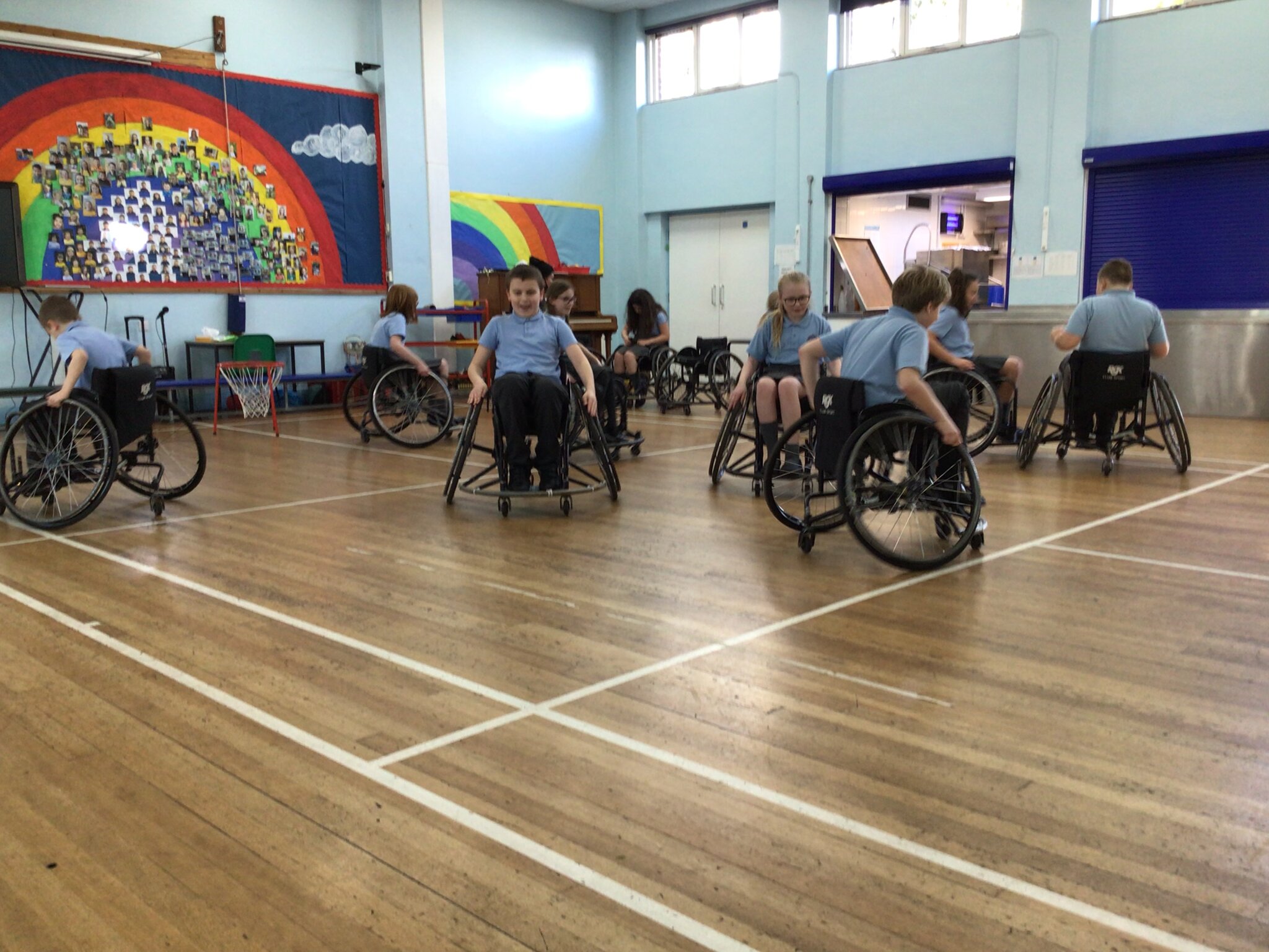 Image of Wheelchair basketball year 5