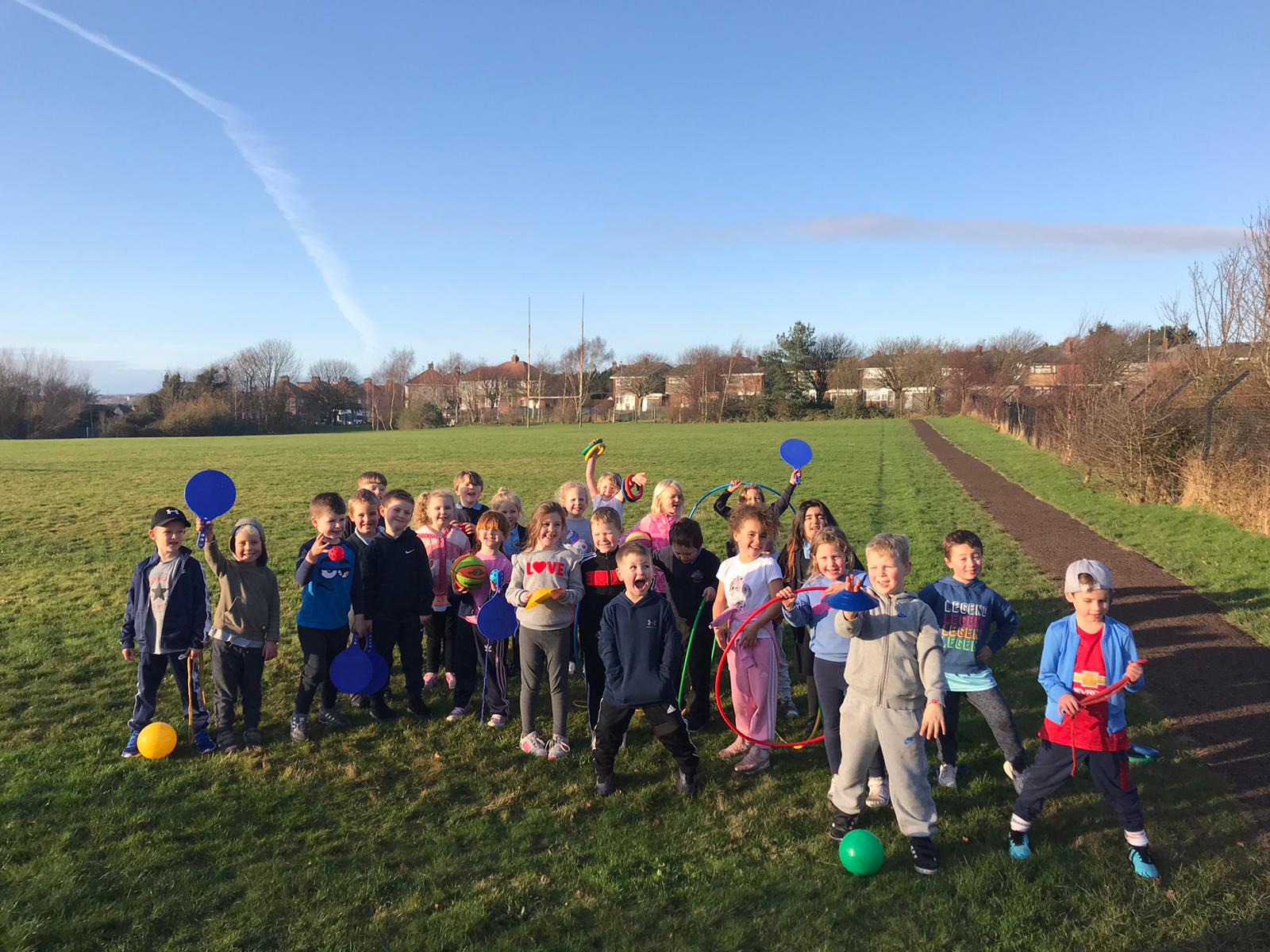 Image of Outdoor PE on the field 