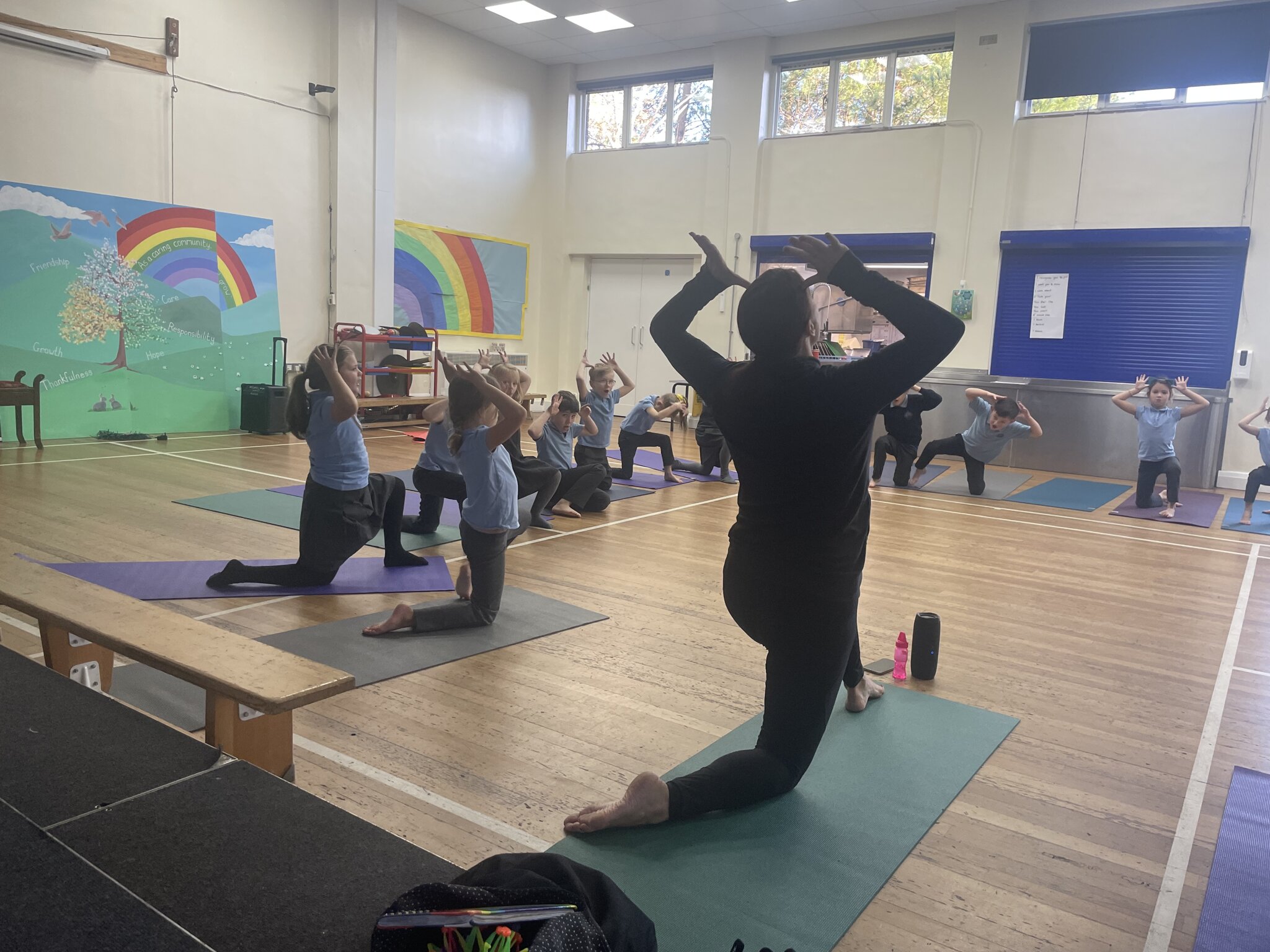 Image of Year 2 - Christmas yoga 