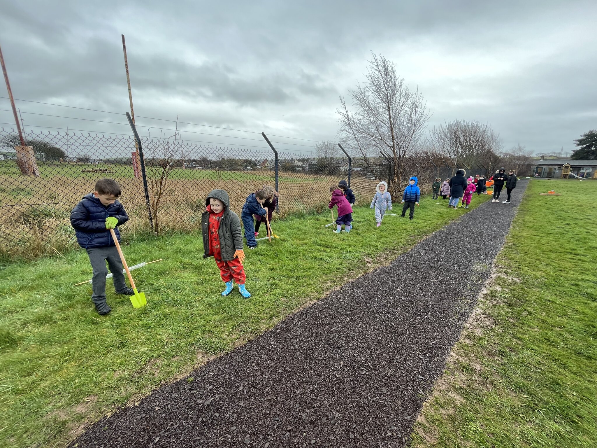 Image of Tree planting with Heather of Art Gene 