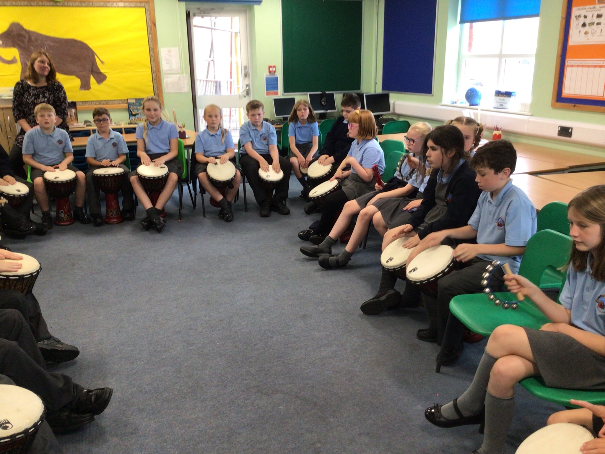 Image of African drumming