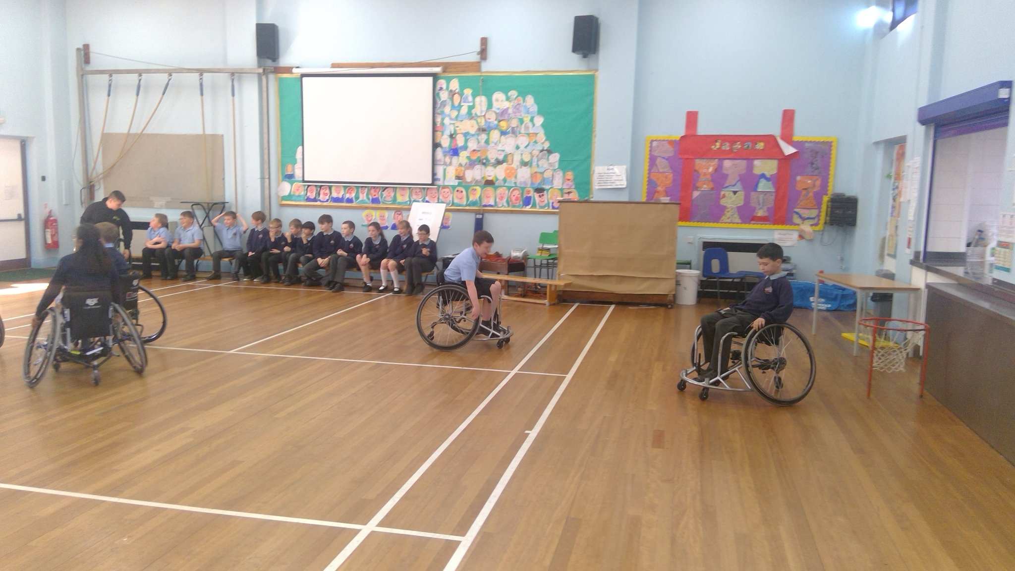 Image of Wheelchair Basket Ball