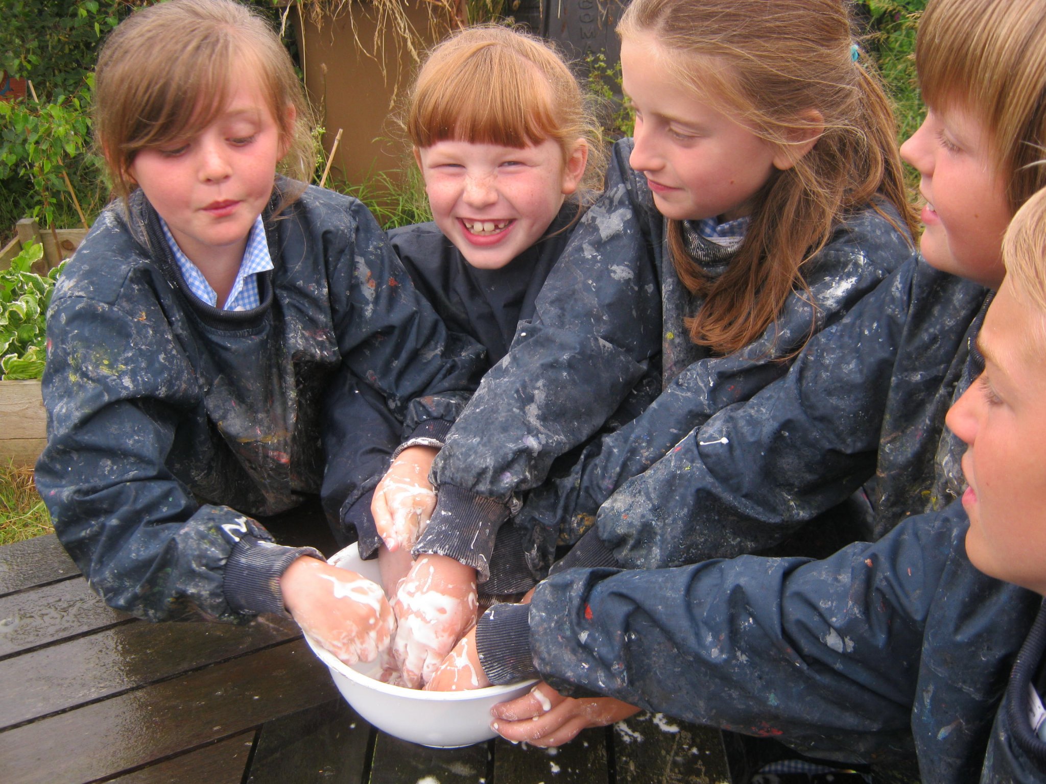 Image of Making a mess