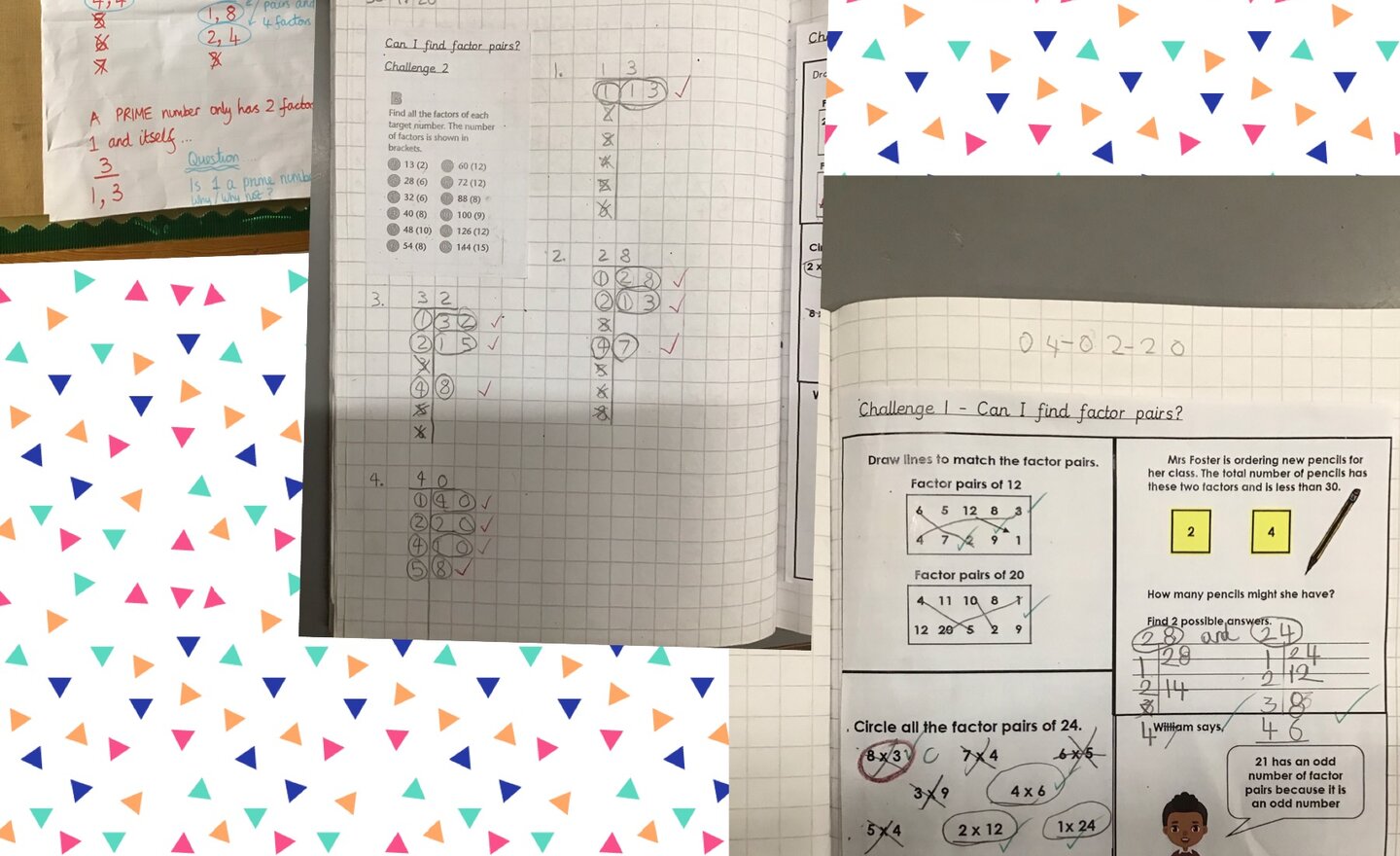 Image of Persevering in maths!