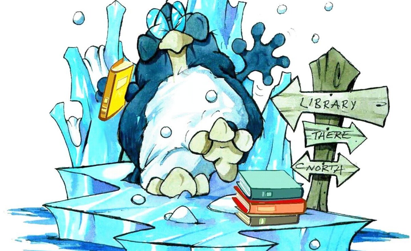 Image of Chilling with a good book